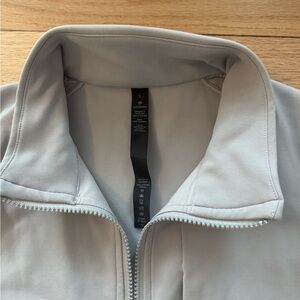 lululemon athletica Men's Light Gray Zip-Up Shirt Jacket